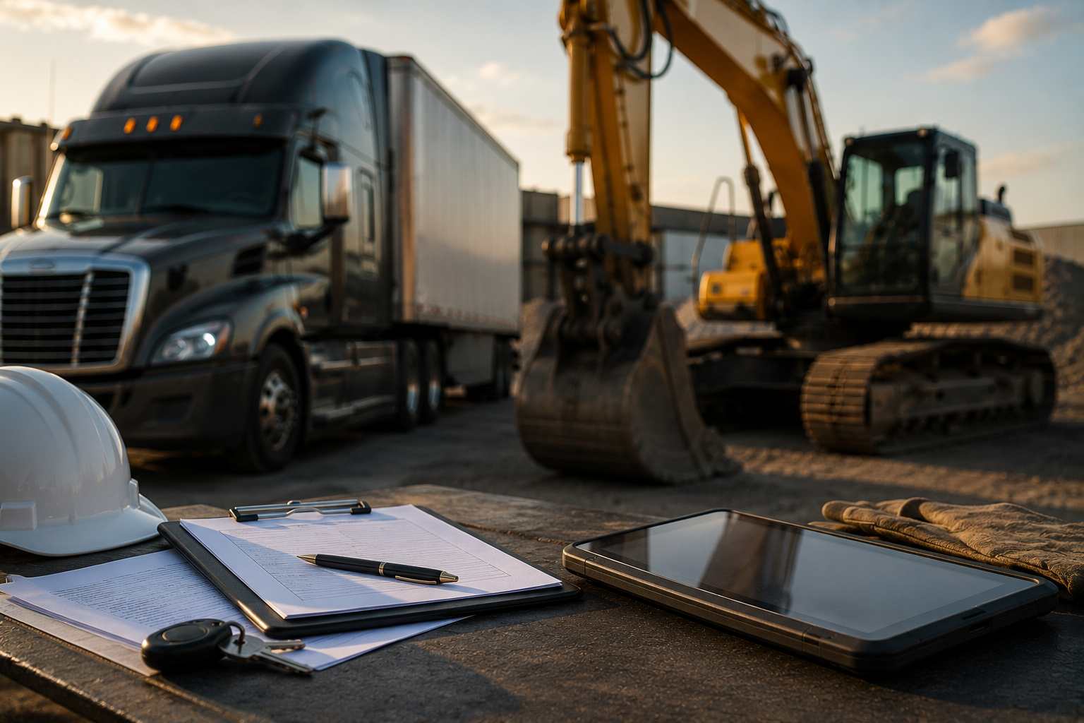 Inspection documentation and asset review scene